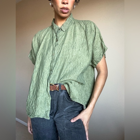 Eileen Fisher Tops - Eileen Fischer Button-Up shirt